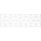 Ekena Millwork Set of Four Panels for 94 1/2"W x 28 1/4"H Haswell Fretwork Wainscot Wall Paneling WPKP14X01X47HWL - alternate 2